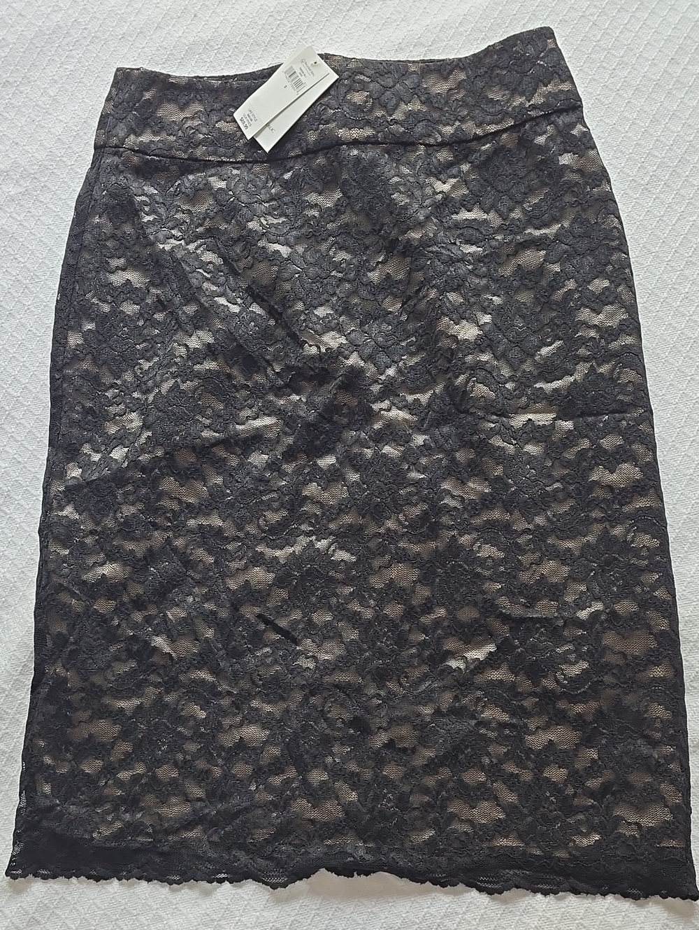 Banana Republic Black Floral Lace Skirt Size 0